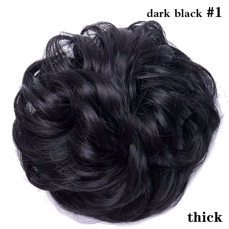 Curly Chignons Hair Scrunchie Extensions