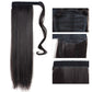 Long Straight Wrap-Around Clip-In Synthetic Ponytail Extension