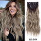 Long Wavy Synthetic Clip-In Hair Extensions 4Pcs Set