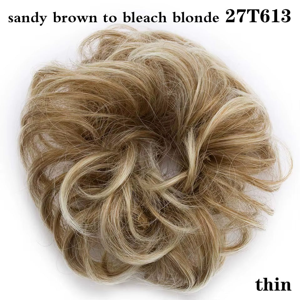 Curly Chignons Hair Scrunchie Extensions