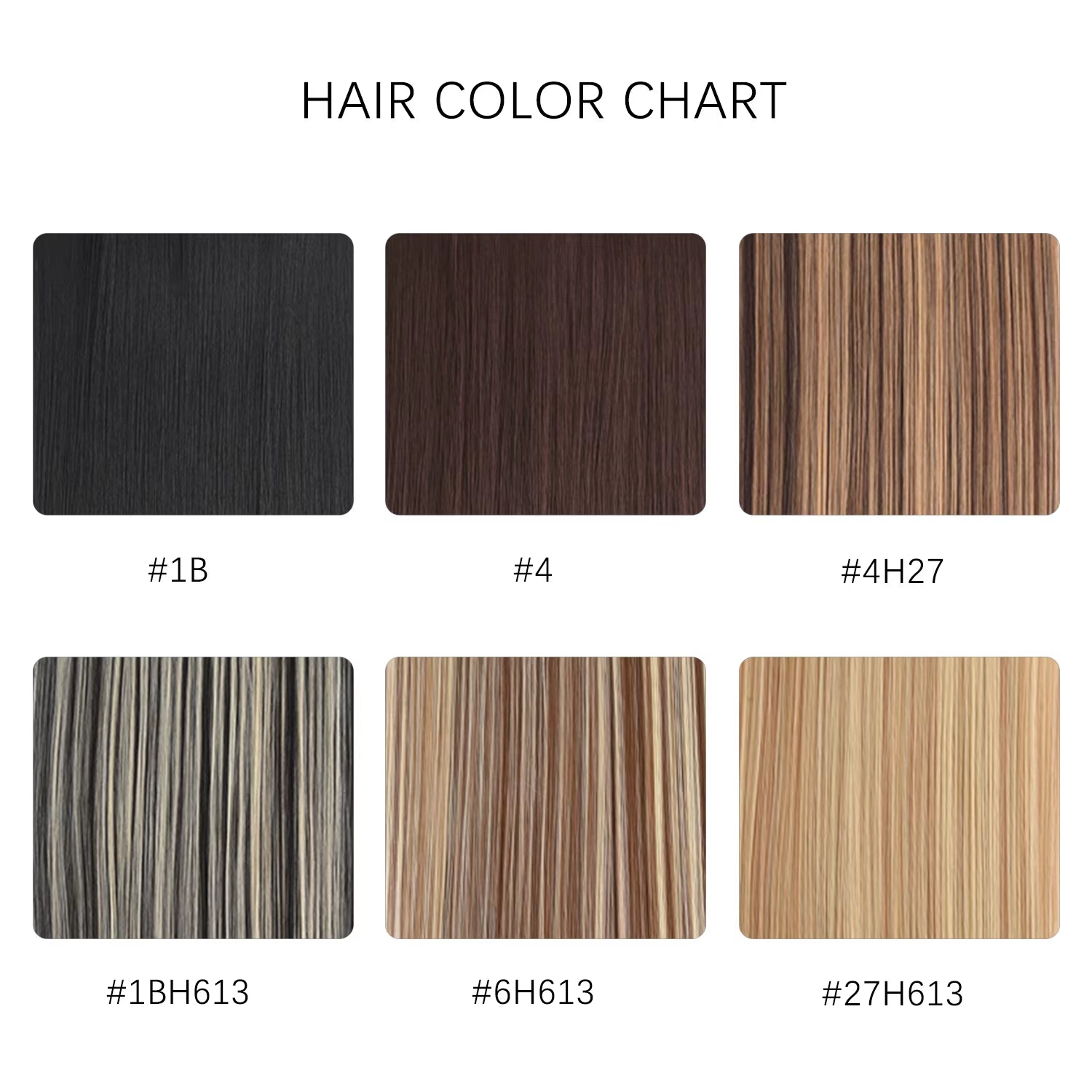 24-Inch Synthetic Clip-In Hair Extensions 6Pcs Straight Hairpieces