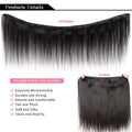 Natural Color Straight Human Hair Bundles 14-30 Inches Brazilian 1 3 4 Bundle Remy Human Hair Extensions Double Weft