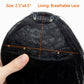 Human Hair Clip-In Bangs 3D Blunt Cut Extensions