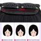 MERISI Synthetic Invisible Clip-In Hair Pads for Volume