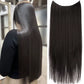Long Straight Synthetic Hair Extension Invisible Fishing Line