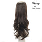 Wavy U-Part Clip-In Synthetic Wig Hairpiece