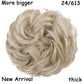 Synthetic Curly Hair Scrunchie Bun Elastic Hairpiece Extension