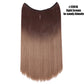 Synthetic Invisible Wire Hair Extensions Secret Fish Line Hairpiece
