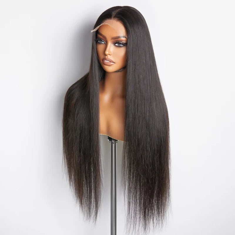 Tedhair 180% Density 5X5 Glueless Lace Closure Wig Straight