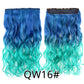 Favourite Long Wavy Synthetic Clip-In Hair Extensions 5 Clips