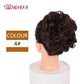 HUAYA Curly Chignon Messy Bun Updo Clip in Hair Piece Extensions Wiht Hairpins Elastic Band Synthetic Hair Bun Black Blonde