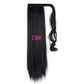 Long Straight Wrap-Around Clip-In Synthetic Ponytail Extension