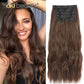 26-Inch Synthetic Jerry Curly Clip-In Hair Extensions 140G