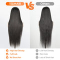 Tedhair 180% Density 5X5 Glueless Lace Closure Wig Straight