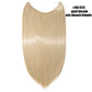 Synthetic Invisible Wire Hair Extensions Secret Fish Line Hairpiece