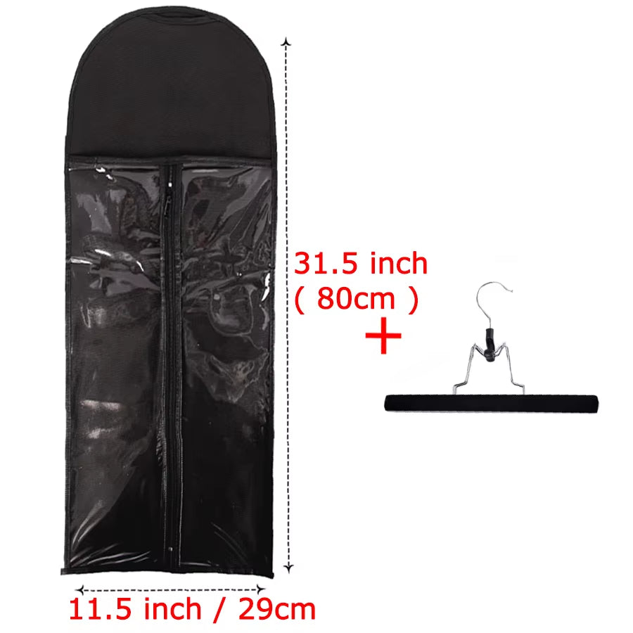 Portable Wig Storage Bag with Hanger in 4 Colors