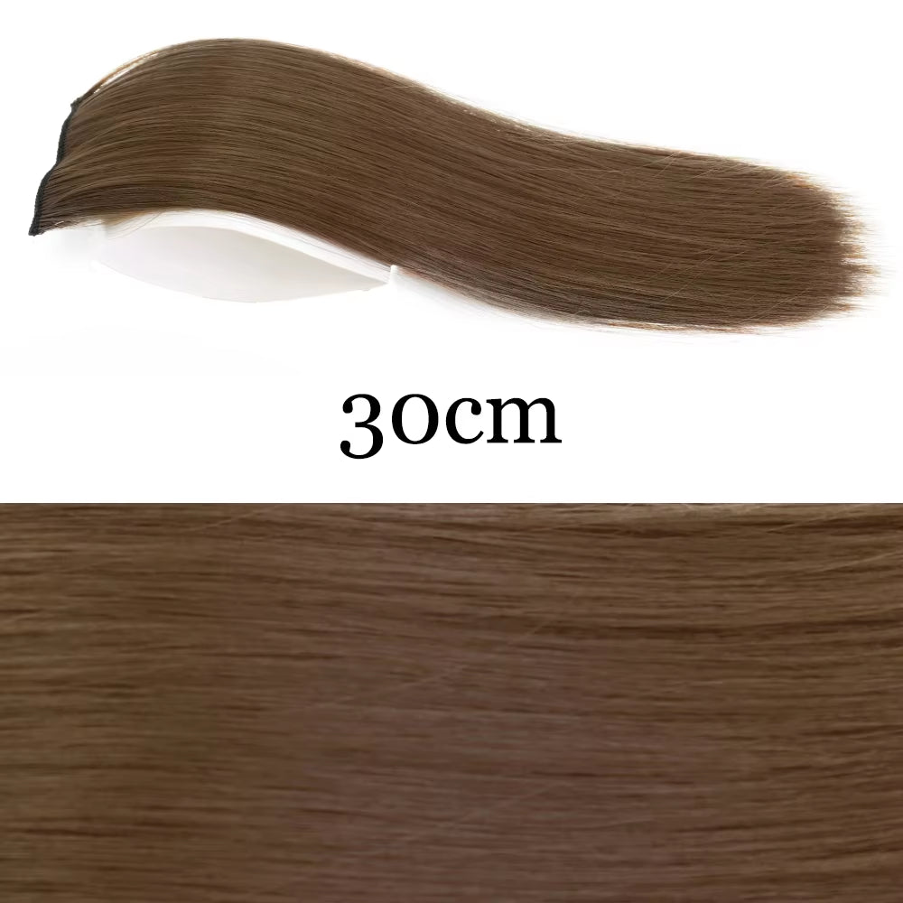 MERISI Synthetic Invisible Clip-In Hair Pads for Volume