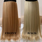 Long Straight Synthetic Hair Extension Invisible Fishing Line