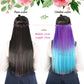 Favourite Long Wavy Synthetic Clip-In Hair Extensions 5 Clips