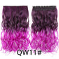 Favourite Long Wavy Synthetic Clip-In Hair Extensions 5 Clips