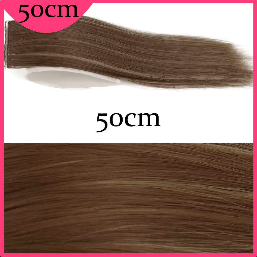 MERISI Synthetic Invisible Clip-In Hair Pads for Volume