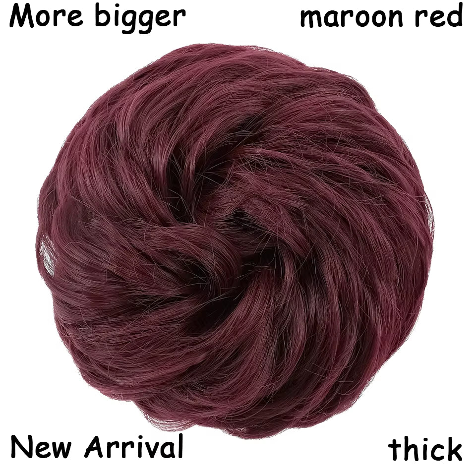 Curly Chignons Hair Scrunchie Extensions