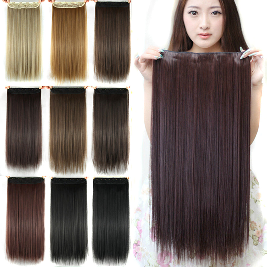 One-Piece Fake Five-Clip Hair Wig