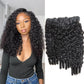 Tedhair Burmese Curly Brazilian 100% Virgin Hair Bundles 14-28&