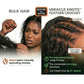 Tedhair Miracle Knots Human Feather Crochet Hair Deep Wave with No Spiral Ends - Pre-Separated Knotless Crochet Braids for Seamless Blending