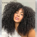 Tedhair Wear and Go 180% Density Half Wig Messy Curly