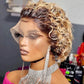 Pixie Cut Wig Human Hair 13X1 Lace Frontal Wigs Human Hair Short Bob Human Hair Wigs for Black Women Lace Front Human Hair Wig