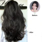 22-Inch V-Shaped Water Wave Synthetic Clip-In Hair Extension
