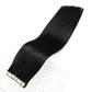 Straight Seamless Tape-In Human Hair Extensions 50G 20 Pcs