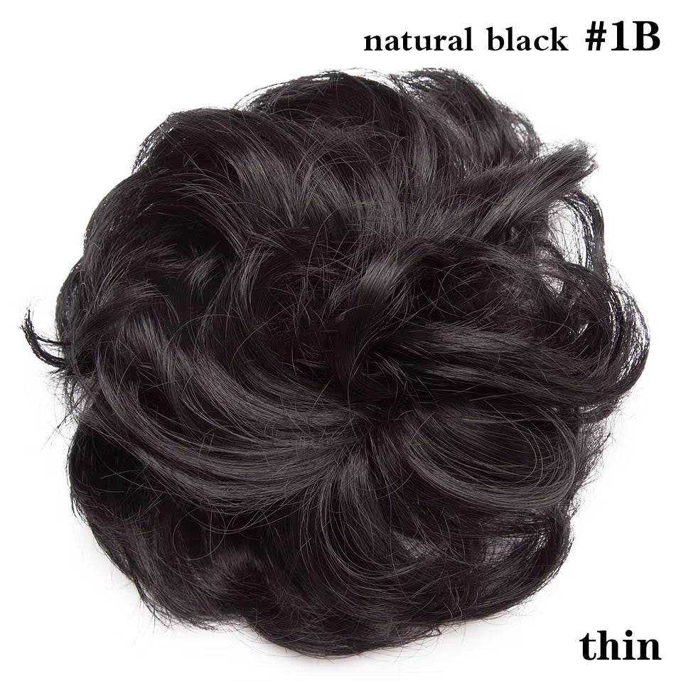 Curly Chignons Hair Scrunchie Extensions