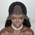 Tedhair 26 Inches 4X4 Faux Goddess Locs with Curls Braids Lace Closure Wigs 200% Density-100% Handmade