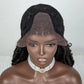 Tedhair 26 Inches 4X4 Faux Goddess Locs with Curls Braids Lace Closure Wigs 200% Density-100% Handmade