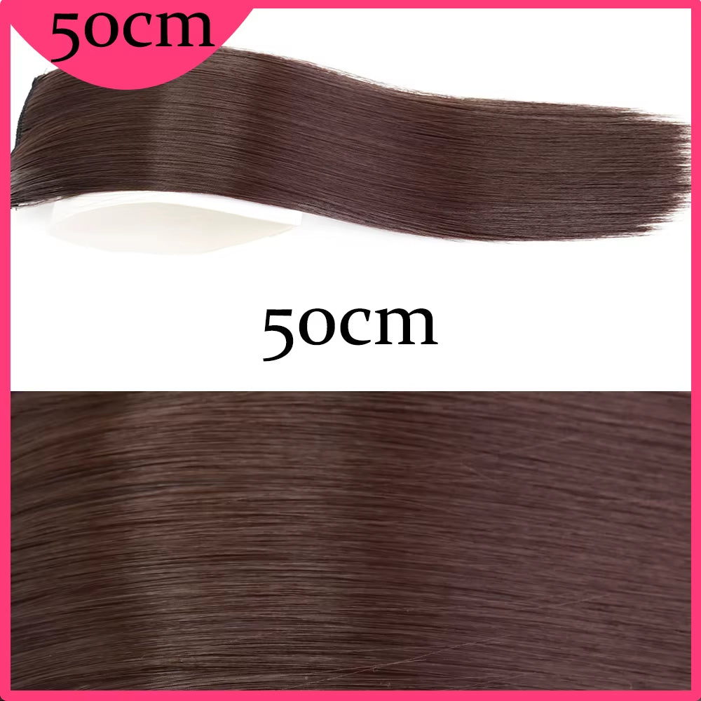 MERISI Synthetic Invisible Clip-In Hair Pads for Volume