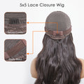 Tedhair 180% Density 5X5 Glueless Lace Closure Wig Body Wave