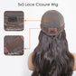 Tedhair 180% Density 5X5 Glueless Lace Closure Wig Body Wave
