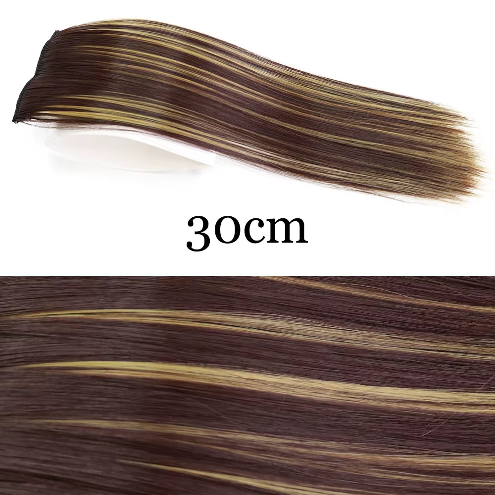 MERISI Synthetic Invisible Clip-In Hair Pads for Volume