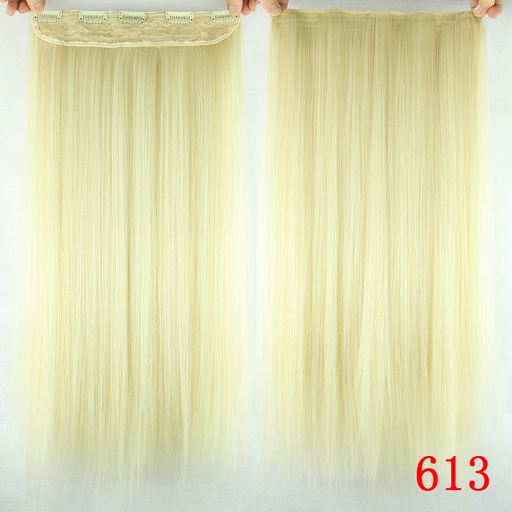 One-Piece Fake Five-Clip Hair Wig