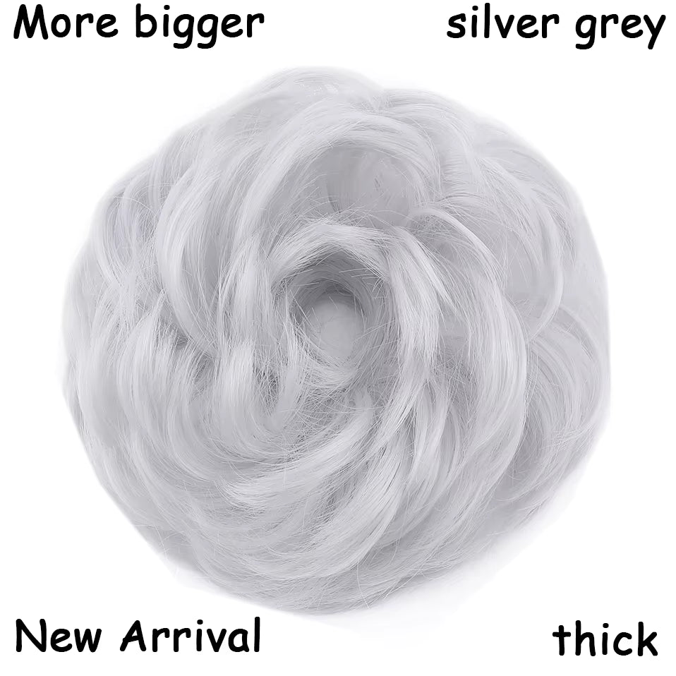 Curly Chignons Hair Scrunchie Extensions