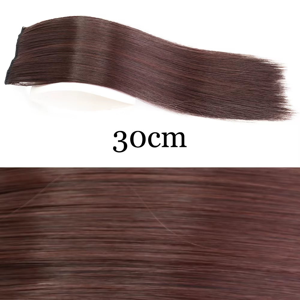 MERISI Synthetic Invisible Clip-In Hair Pads for Volume