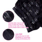 Body Wave Clip in Hair Extensions 100% Human Hair with Double Weft Brazilian Clip in 8Pcs 120G for Black Woman Clip Ins Hair 