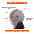 Tedhair 150% Density 13X6 Partingmax Glueless Lace Wigs 3D Cap Pre-Bleached Lace Front Wig Body Wave