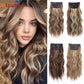 Long Wavy Synthetic Clip-In Hair Extensions 4Pcs Set