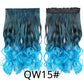 Favourite Long Wavy Synthetic Clip-In Hair Extensions 5 Clips