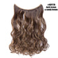 Synthetic Invisible Wire Hair Extensions Secret Fish Line Hairpiece
