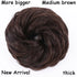 Synthetic Curly Hair Scrunchie Bun Elastic Hairpiece Extension