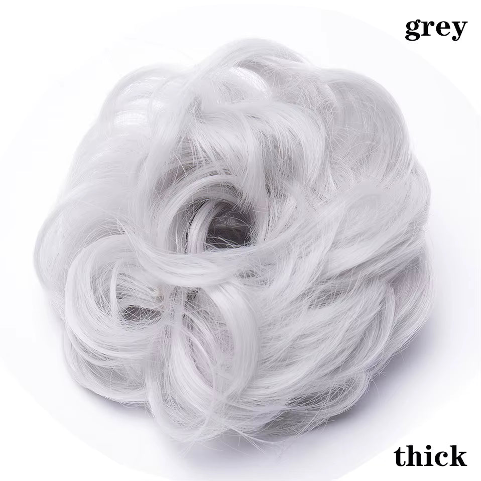 Curly Chignons Hair Scrunchie Extensions